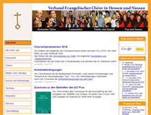 Tablet Screenshot of chorverband-ekhn.de